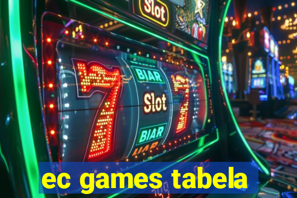 ec games tabela